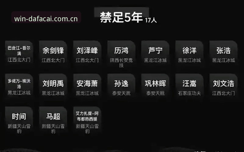 资深用户分享足协第三批禁足名单解读心得，大发彩票平台助你洞悉赛事风向